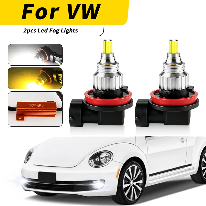 LED Front Fog Light Yellow/White Lamp H8H11 Car Bulb Canbus Decoder For Volkswagen VW Beetle/Jetta/Passat B7,B8 Auto accessories
LED Front Fog Light Yellow/White Lamp H8H11 Car Bulb Canbus Decoder For Volkswagen VW Beetle/Jetta/Passat B7,B8 Auto accessories