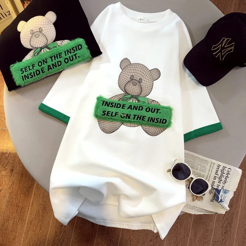 Harajuku Sle Women's Oversize T-irt Letter Print Casual Streetwear Faionable And Comfortable Ladies' Tee
Harajuku Sle Women's Oversize T-irt Letter Print Casual Streetwear Faionable And Comfortable Ladies' Tee