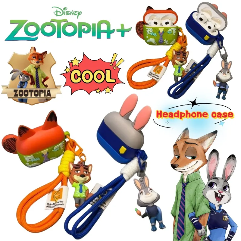 Чехол для наушников Zootopia Judy Hopps Nick Wilde в стиле аниме, двухмерный, для пары, стильный, для AirPods Pro, защитный чехол для наушников
Чехол для наушников Zootopia Judy Hopps Nick Wilde в стиле аниме, двухмерный, для пары, стильный, для AirPods Pro, защитный чехол для наушников
