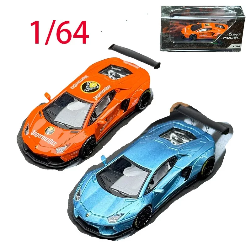МОДЕЛЬ KING, литая под давлением модель автомобиля из сплава Lamborghini в масштабе 1/64, Lamborghini LP700, супер игровые транспортные средства, игрушки для мальчиков, оригинальная коробка
МОДЕЛЬ KING, литая под давлением модель автомобиля из сплава Lamborghini в масштабе 1/64, Lamborghini LP700, супер игровые транспортные средства, игрушки для мальчиков, оригинальная коробка