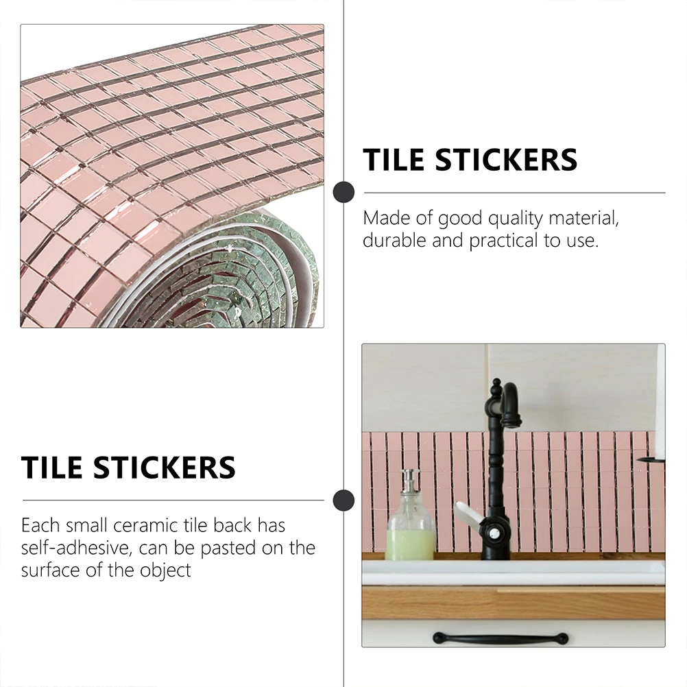 2 Rolls Wall Stickers Mosaic Decoration Adhesive Decal Tiles Waterproof Golden Glass Fiber
2 Rolls Wall Stickers Mosaic Decoration Adhesive Decal Tiles Waterproof Golden Glass Fiber