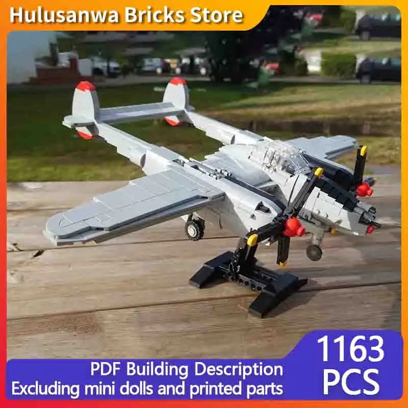 P-38L Military Fighter Jets Model MOC Building Bricks War Equipment Modular Technology Gifts Holiday Assemble Children Toys
P-38L Military Fighter Jets Model MOC Building Bricks War Equipment Modular Technology Gifts Holiday Assemble Children Toys
