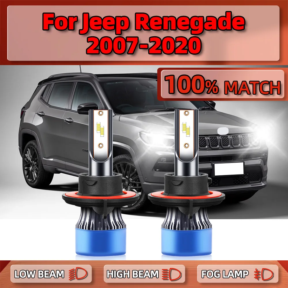 20000LM 120W CSP Chips Auto Lamps 12V LED Car Headlight Bulbs 6000K For Jeep Wrangler 2007-2014 2015 2016 2017 2018 2019 2020
20000LM 120W CSP Chips Auto Lamps 12V LED Car Headlight Bulbs 6000K For Jeep Wrangler 2007-2014 2015 2016 2017 2018 2019 2020