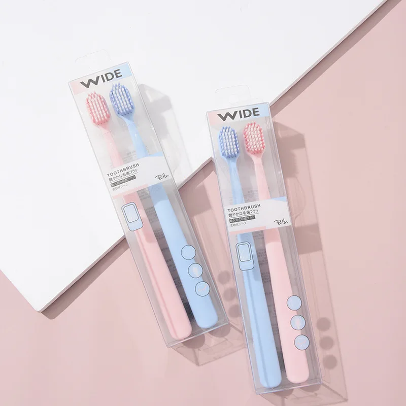 Fresh Double-effect Cleaning Toothbrush Scrub Non-slip Handle Super Soft Bristle Gum Toothbrush
Fresh Double-effect Cleaning Toothbrush Scrub Non-slip Handle Super Soft Bristle Gum Toothbrush