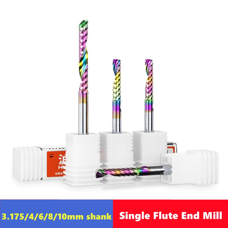3.175/4/6/8/10mm Shank Single blade spiral milling cutter,Carbide CNC Router Bit aluminium .Plastic. Acrylic trimming knife
3.175/4/6/8/10mm Shank Single blade spiral milling cutter,Carbide CNC Router Bit aluminium .Plastic. Acrylic trimming knife