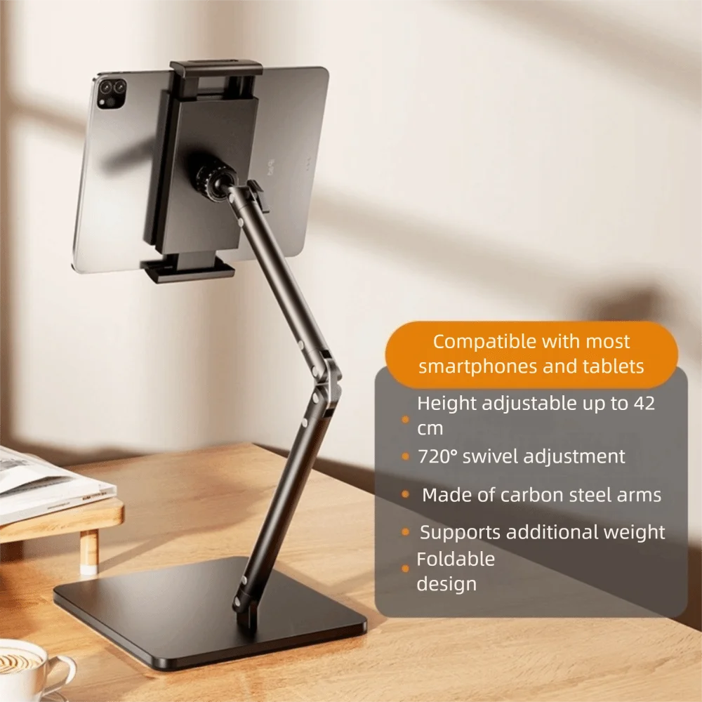 Складная подставка для планшета 360° ° Вращающаяся противоскользящая подставка для ленивого просмотра, регулируемый держатель для мобильного телефона для настольного и видеозаписи
Складная подставка для планшета 360° ° Вращающаяся противоскользящая подставка для ленивого просмотра, регулируемый держатель для мобильного телефона для настольного и видеозаписи