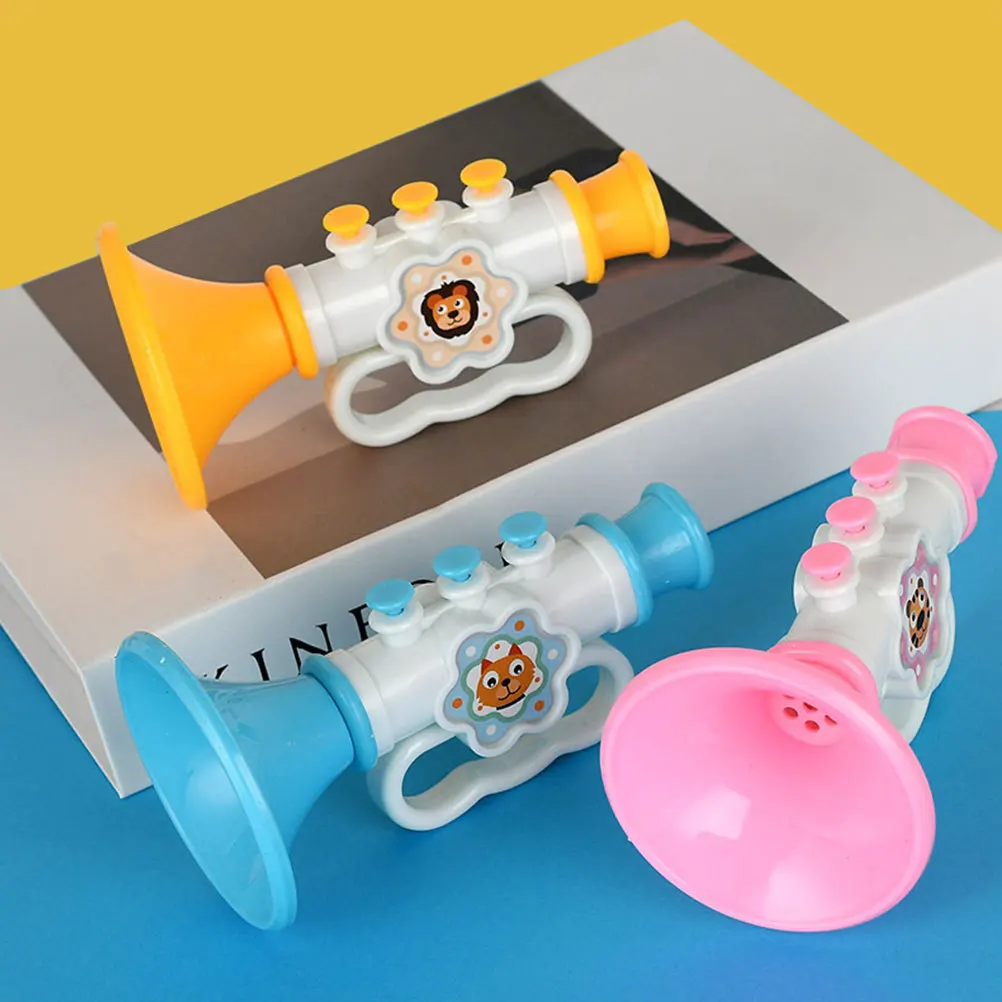 3Pcs Colorful Musical Instrument Plastic Horn Realistic Sound Effects for Kids Kindergarten Safe Durable Coordination Enhancer
3Pcs Colorful Musical Instrument Plastic Horn Realistic Sound Effects for Kids Kindergarten Safe Durable Coordination Enhancer