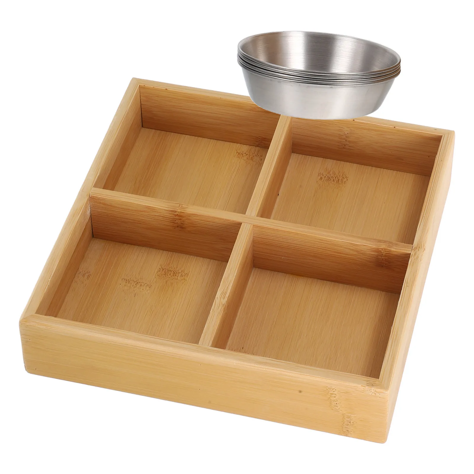 1Set Wood Divided Serving Tray Four Compartments Hot Pot Snack Serving Tray Bbq Food Organizer Appetizer Platter
1Set Wood Divided Serving Tray Four Compartments Hot Pot Snack Serving Tray Bbq Food Organizer Appetizer Platter