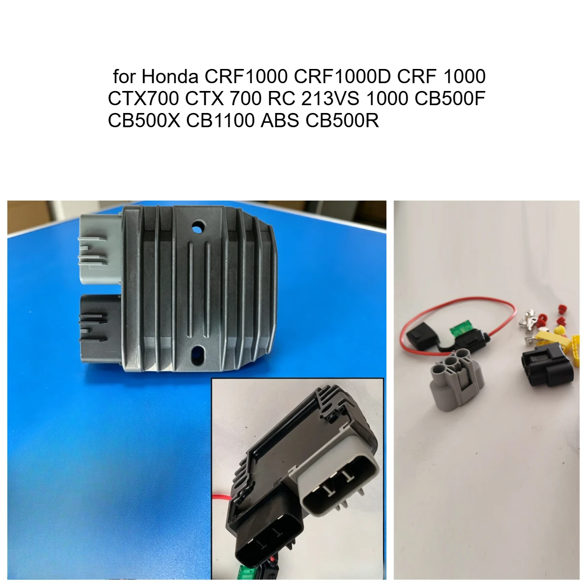 1pc Rectifier Voltage Regulator for Honda CRF1000 CRF1000D CRF 1000 CTX700 CTX 700 RC 213VS 1000 CB500F CB500X CB1100 ABS CB500R
1pc Rectifier Voltage Regulator for Honda CRF1000 CRF1000D CRF 1000 CTX700 CTX 700 RC 213VS 1000 CB500F CB500X CB1100 ABS CB500R