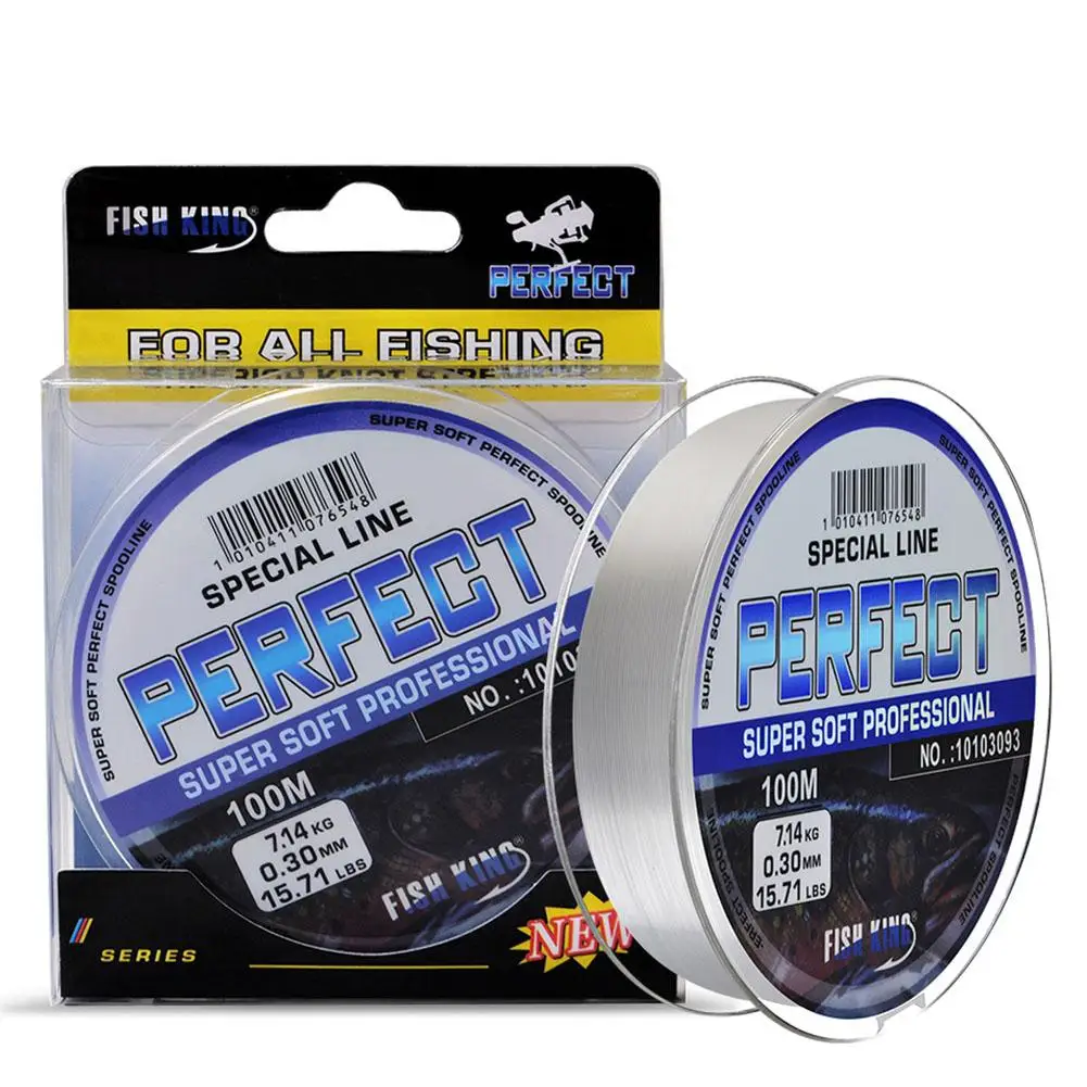 100m Super Nylon Line Clear Super Fishing Line Performance Strong Tough Bass Carp Fishing Accessories For Sea Fishing
100m Super Nylon Line Clear Super Fishing Line Performance Strong Tough Bass Carp Fishing Accessories For Sea Fishing