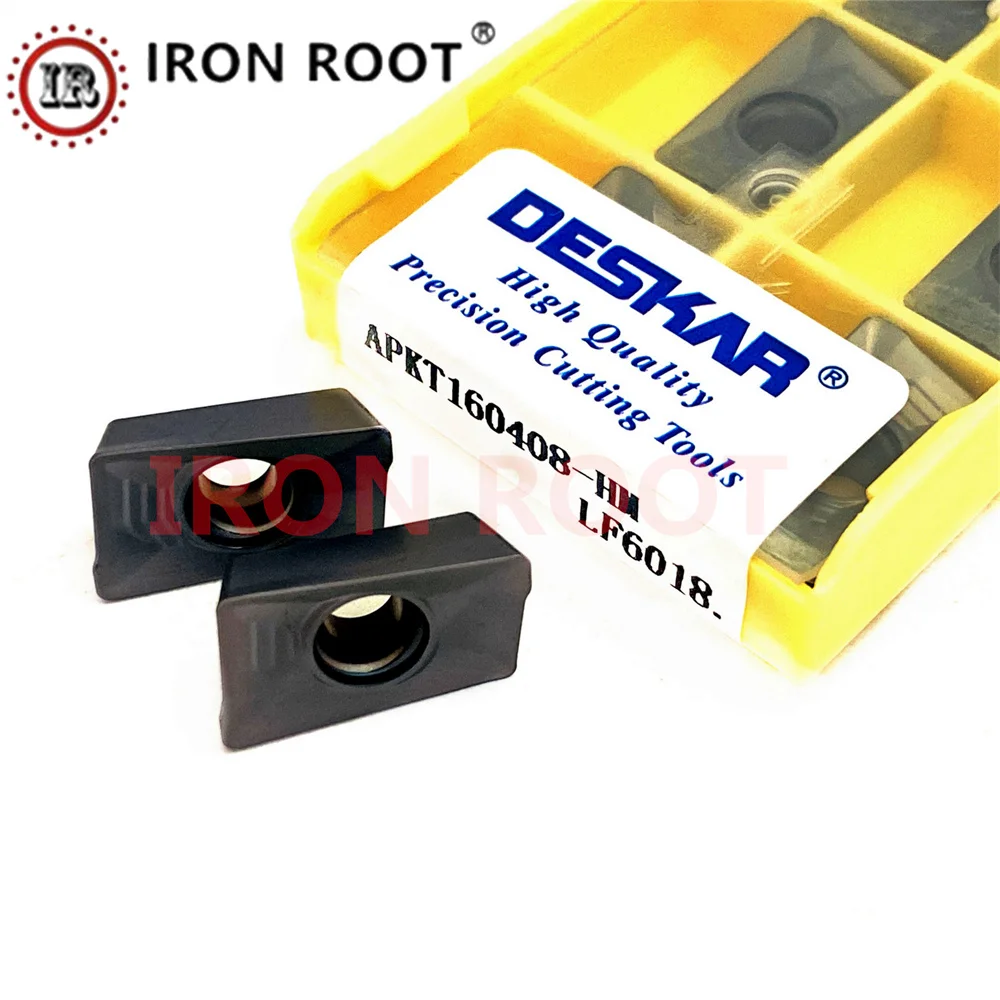 Вставки для фрезерования DESKAR APKT1003PDTR, APKT1604-HM LF6018, карбидные вставки, запчасти для токарного станка, Фрезерный резак для фрезерных инструментов APKT
Вставки для фрезерования DESKAR APKT1003PDTR, APKT1604-HM LF6018, карбидные вставки, запчасти для токарного станка, Фрезерный резак для фрезерных инструментов APKT