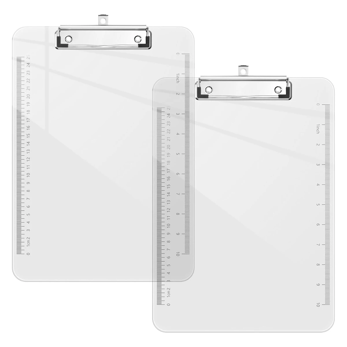 2 pieces of plastic clipboards, translucent ruler-shaped clipboards, office supplies, school supplies, letter size 9 x 12.5in
2 pieces of plastic clipboards, translucent ruler-shaped clipboards, office supplies, school supplies, letter size 9 x 12.5in