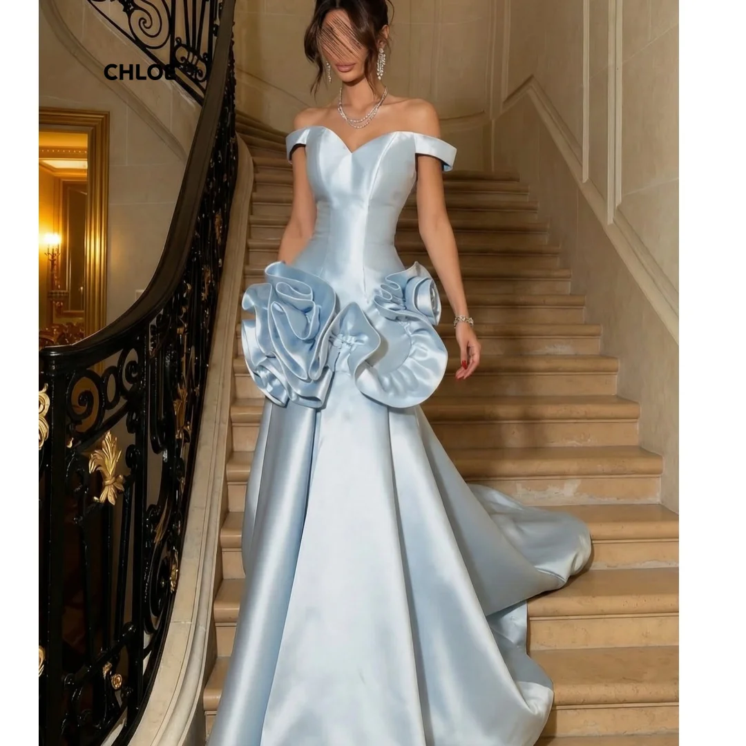 Customized Women's Evening Dress for Elegant Party Dresses Line A Ball Gown Dress Sleeveless Off the Shoulders Satin Luxurious
Customized Women's Evening Dress for Elegant Party Dresses Line A Ball Gown Dress Sleeveless Off the Shoulders Satin Luxurious