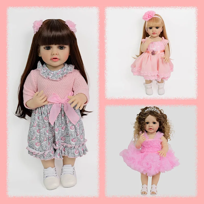 55CM Betty Soft Full Vinyl Girl Body Reborn Toddler Pretty Girl Princess lifelike Baby Doll Christmas Gift
55CM Betty Soft Full Vinyl Girl Body Reborn Toddler Pretty Girl Princess lifelike Baby Doll Christmas Gift