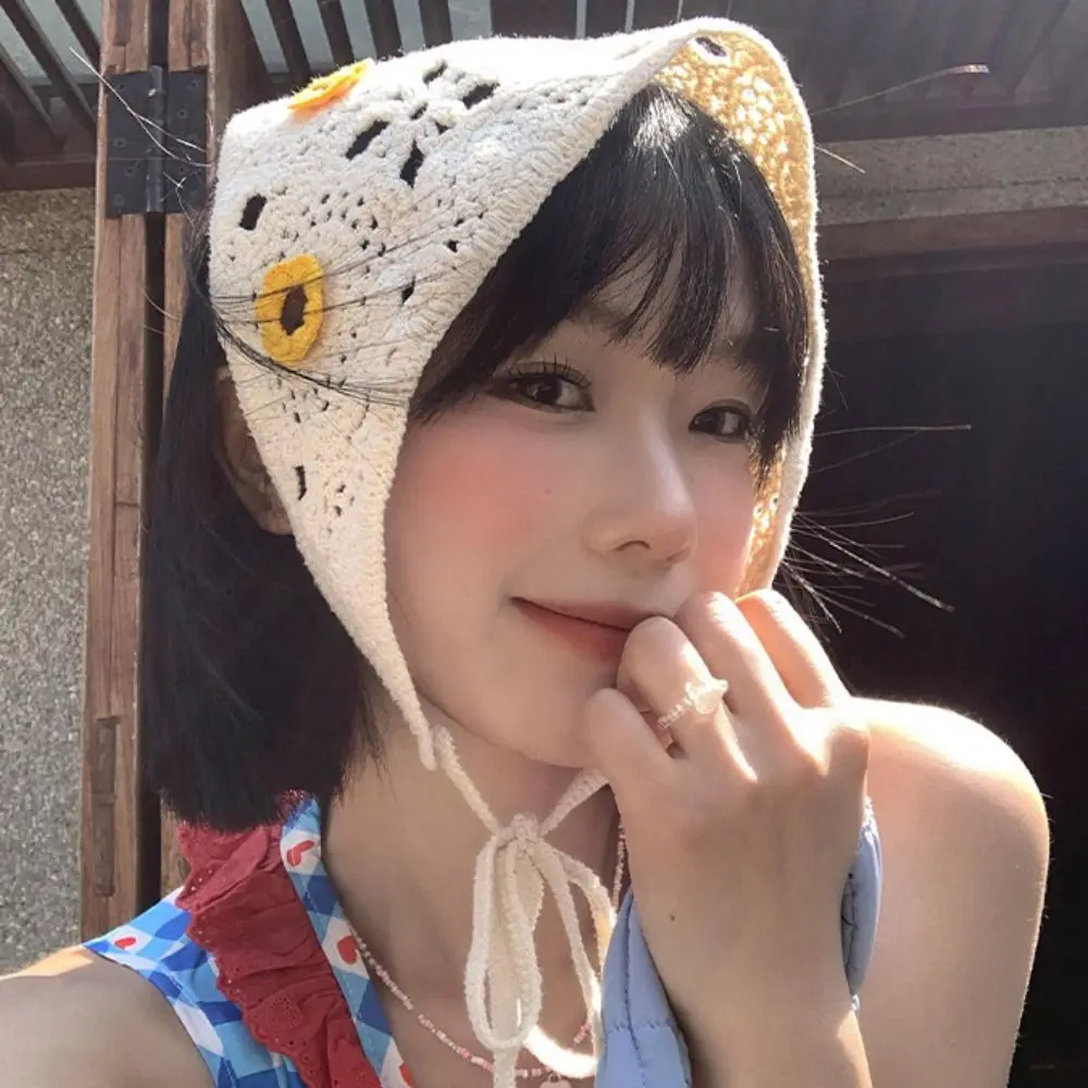 Vintage Sweet Floral Knitted Headband Flower Cherry Ethnic Style Turban Hollow Out Pastoral Bohemian Hair Band Children
Vintage Sweet Floral Knitted Headband Flower Cherry Ethnic Style Turban Hollow Out Pastoral Bohemian Hair Band Children