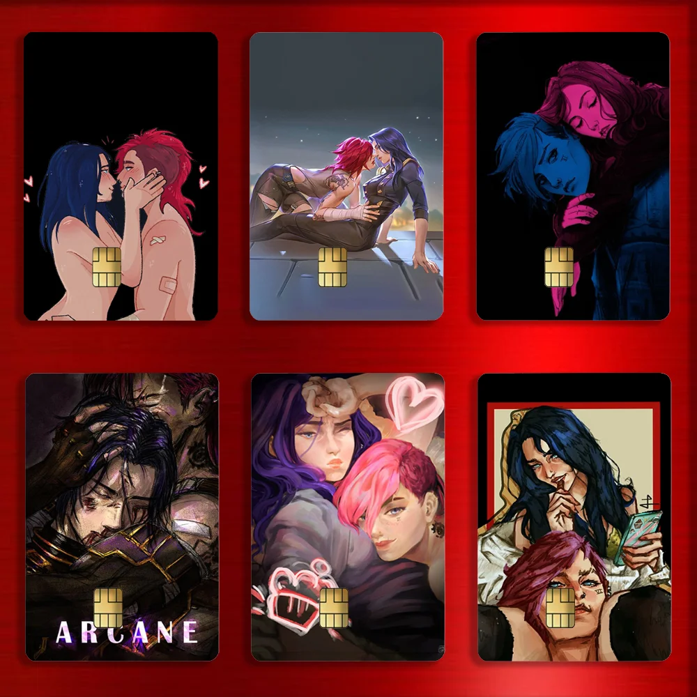 Arcane C-Caitlyn Love VI Stickers For Debit Bank Credit Cards Metro Bus Pass Sticker Decoration Cover 4PCS Card Skin
Arcane C-Caitlyn Love VI Stickers For Debit Bank Credit Cards Metro Bus Pass Sticker Decoration Cover 4PCS Card Skin