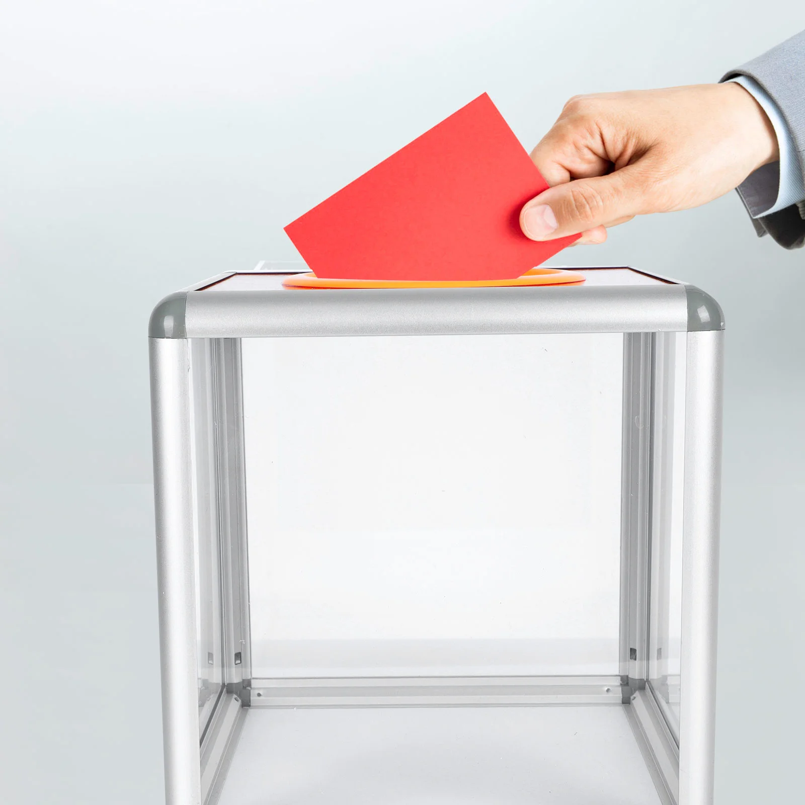Lottery Box Cards Suggestion Letter Container Acrylic Transparent Case Office Mailbox Aluminum Alloy
Lottery Box Cards Suggestion Letter Container Acrylic Transparent Case Office Mailbox Aluminum Alloy