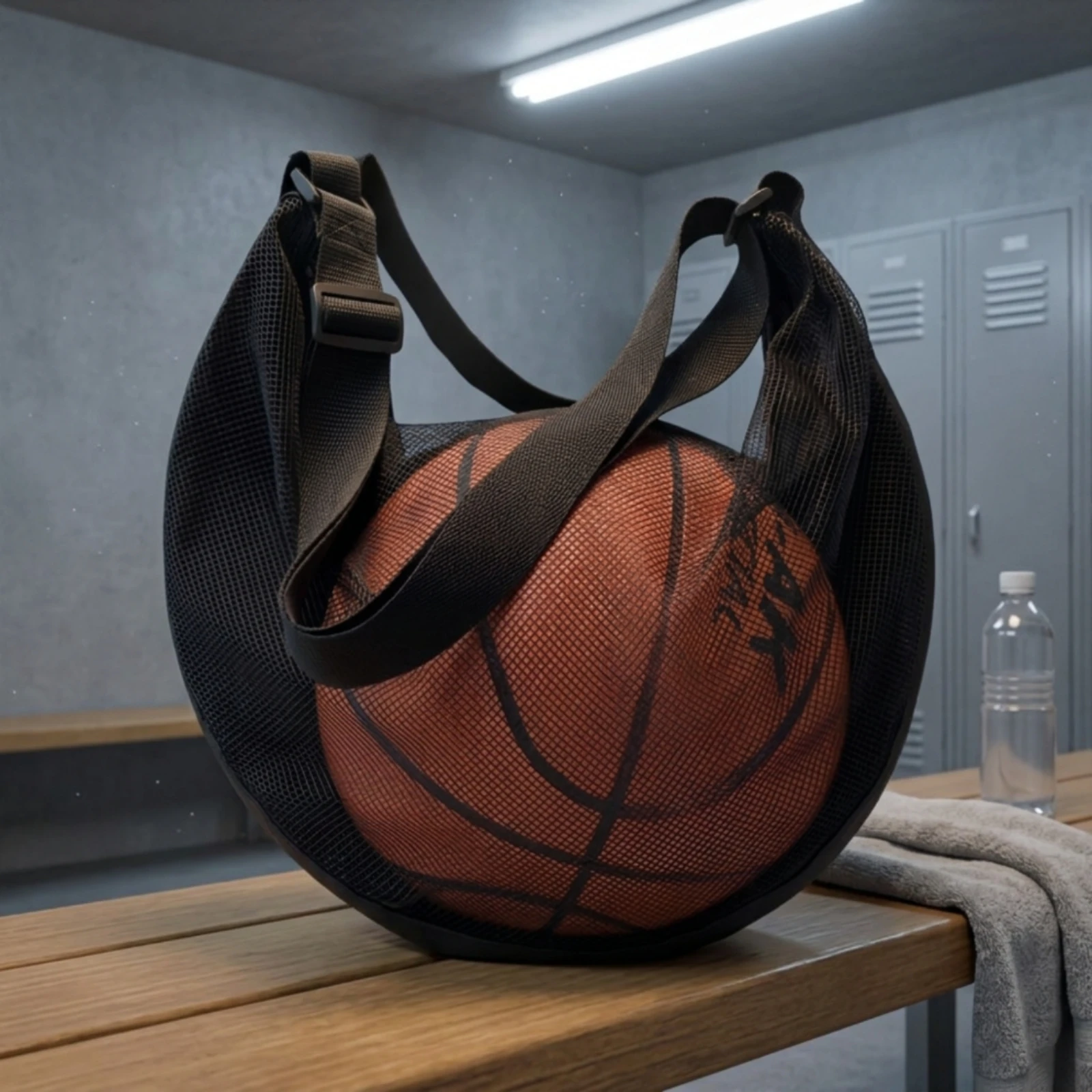 Mesh Shoulder Bag with Buckle Clip Breathable Basketball Crossbody Bag Handshands-off Practical for Coaches, Sports Training
Mesh Shoulder Bag with Buckle Clip Breathable Basketball Crossbody Bag Handshands-off Practical for Coaches, Sports Training