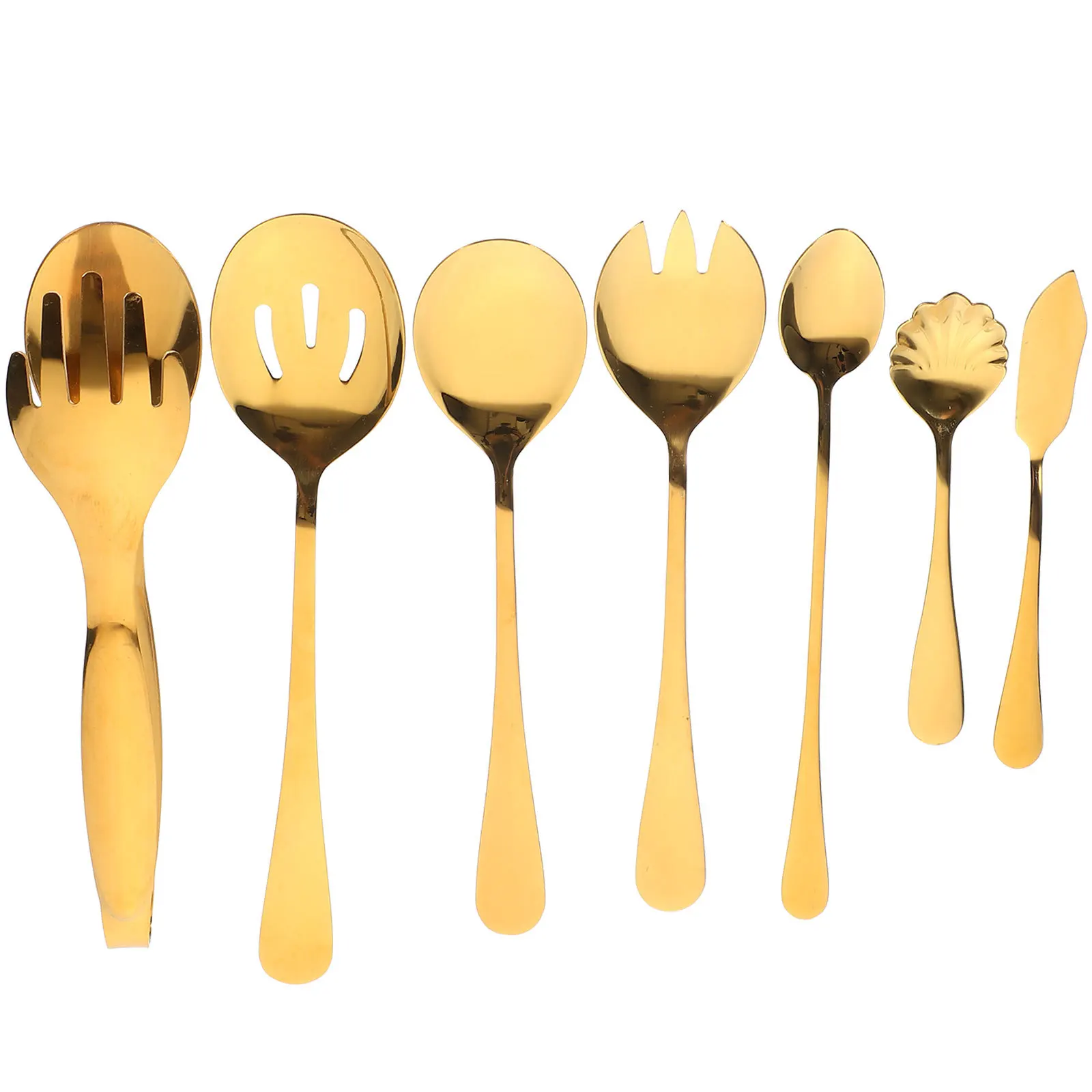 1 Set Stainless Steel Cutlery Set Modern Simple Design For Home Restaurant Hotel Party Buffet Bbq Reusable Tableware Serving
1 Set Stainless Steel Cutlery Set Modern Simple Design For Home Restaurant Hotel Party Buffet Bbq Reusable Tableware Serving