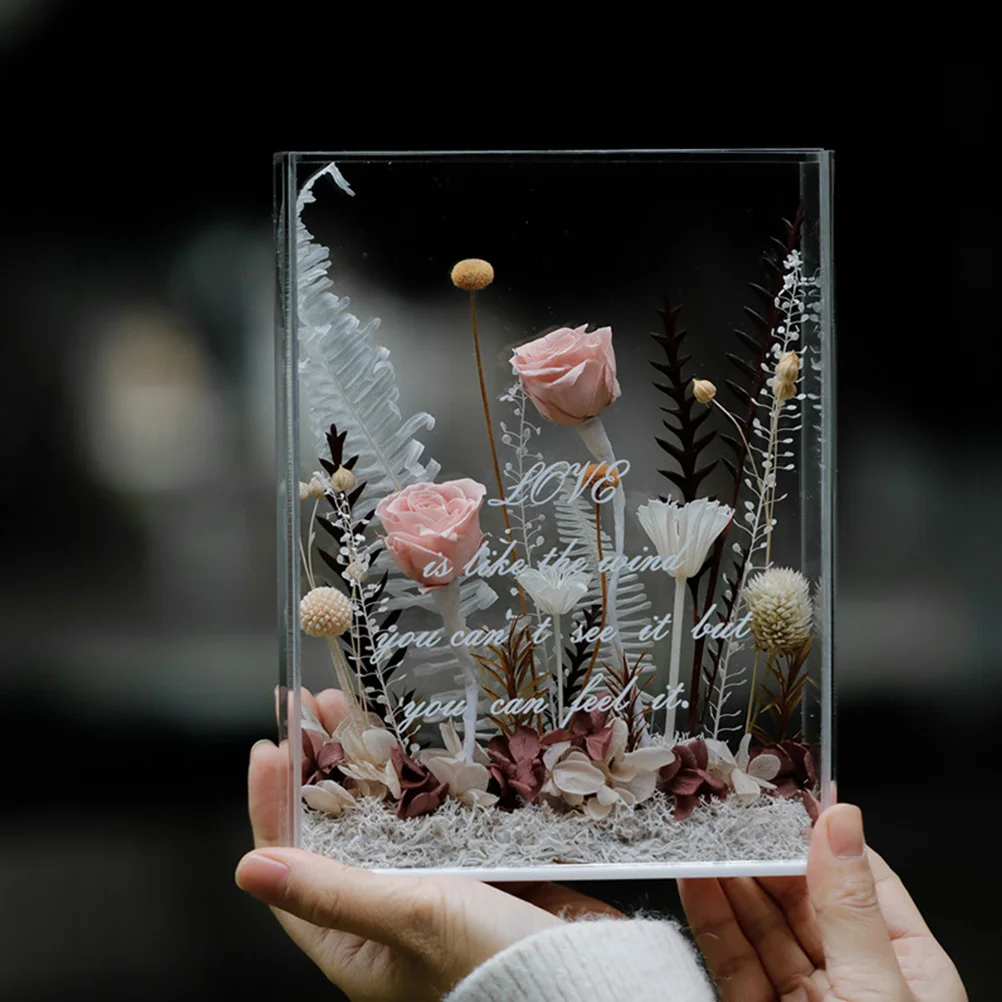 Acrylic Display Box Eternal Flowers Dried Flower Case Collectibles ganizer Wedding Decor Photo Frame Storage Box Art Exhibit
Acrylic Display Box Eternal Flowers Dried Flower Case Collectibles ganizer Wedding Decor Photo Frame Storage Box Art Exhibit