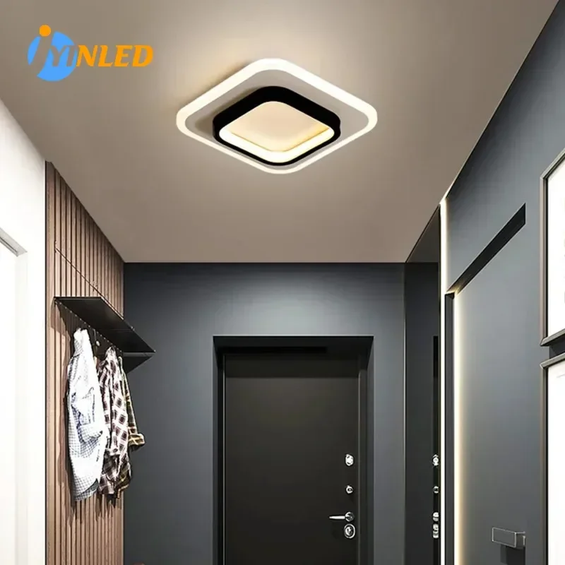 Modern Corridor Balcony Aisle Light Bedroom Square/Round Black LED Ceiling Light Interior Ceiling Lamp Living Room Lightin Decor
Modern Corridor Balcony Aisle Light Bedroom Square/Round Black LED Ceiling Light Interior Ceiling Lamp Living Room Lightin Decor