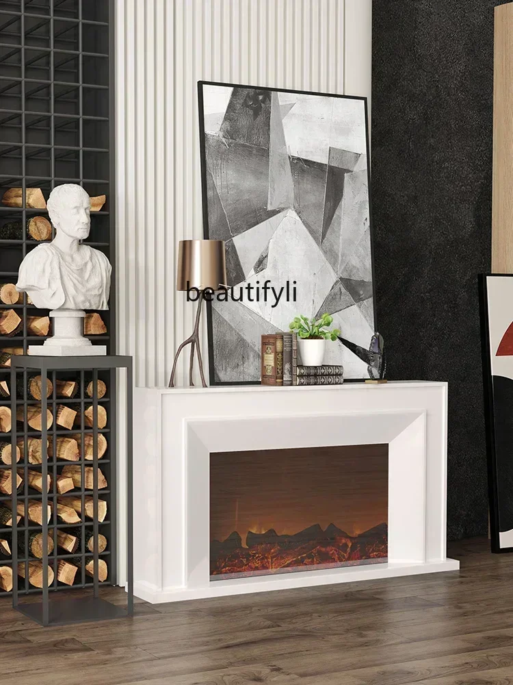 H French Retro Solid Wood Electronic Simulation Fake Flame Home Heating Fireplace Simple Decoration
H French Retro Solid Wood Electronic Simulation Fake Flame Home Heating Fireplace Simple Decoration