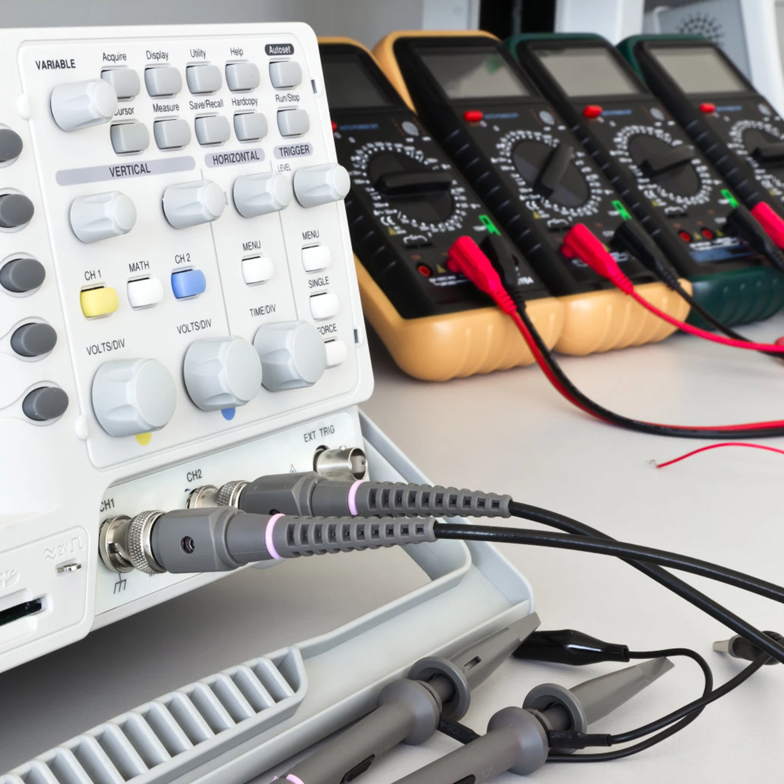 100Mhz Oscilloscope Probe Kit Smd 10X Clip Probe Alligator Insulated Cover Color Ring For Diy Testing Safe Reliable
100Mhz Oscilloscope Probe Kit Smd 10X Clip Probe Alligator Insulated Cover Color Ring For Diy Testing Safe Reliable