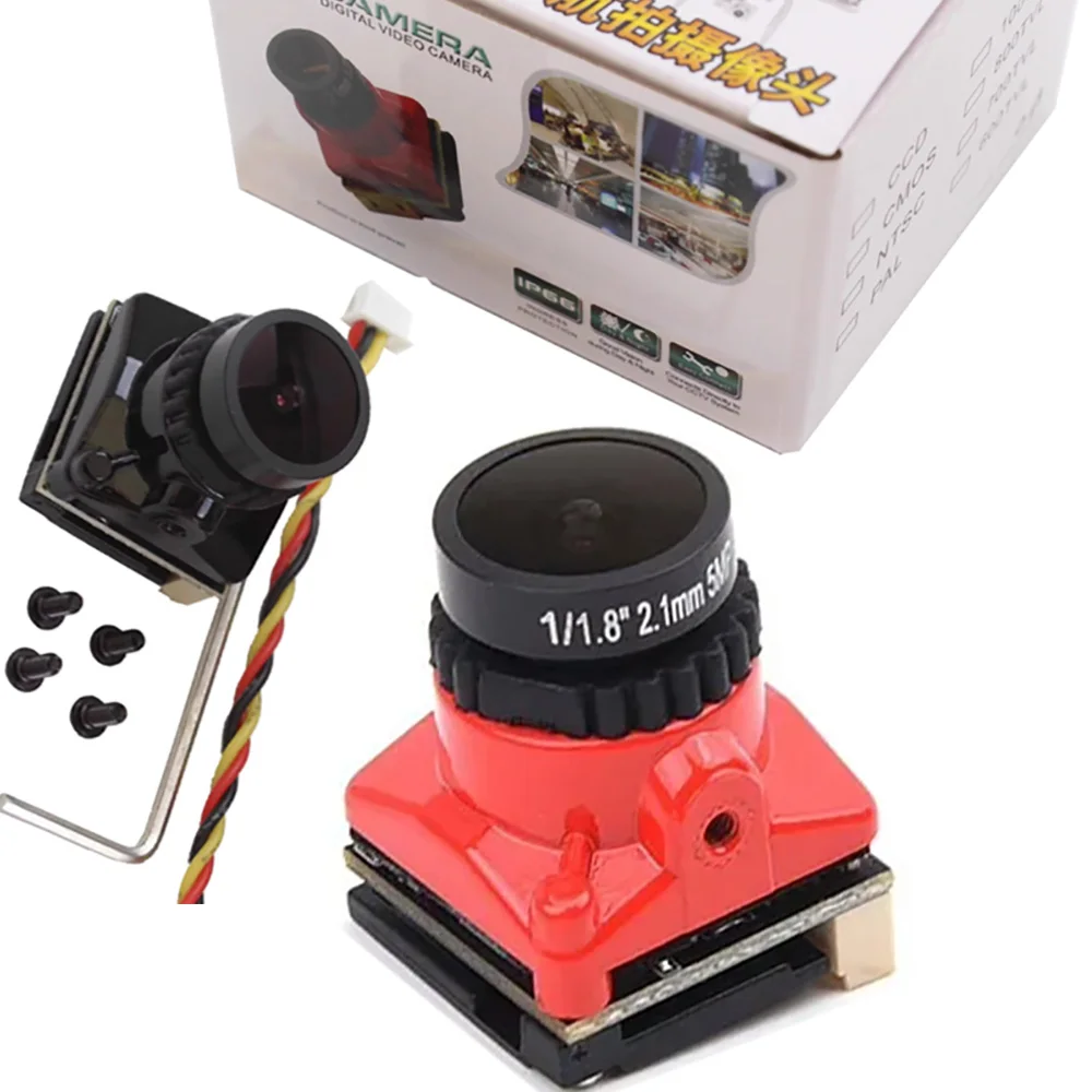 Мини-камера FPV с объективом 2,1 мм PAL/NTSC и напряжением 5–40 В для гоночного дрона на радиоуправлении
Мини-камера FPV с объективом 2,1 мм PAL/NTSC и напряжением 5–40 В для гоночного дрона на радиоуправлении