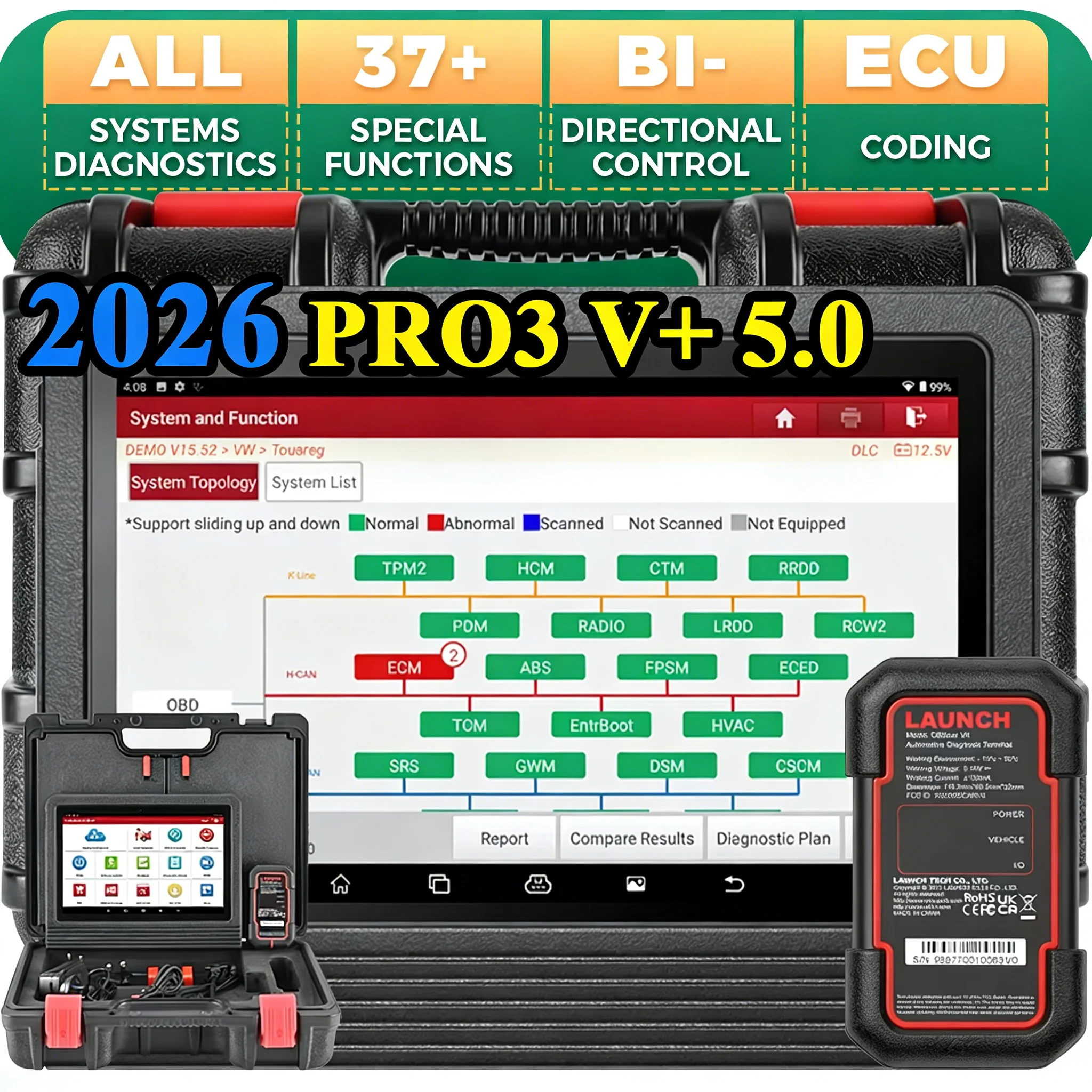 New Launch X431 V+ 5.0 Diagnostic Tools PRO3 V+ 5.0 Car Scanner OBD2 Scan Tool for Mechanical Workshop Automotive Diagnosis
New Launch X431 V+ 5.0 Diagnostic Tools PRO3 V+ 5.0 Car Scanner OBD2 Scan Tool for Mechanical Workshop Automotive Diagnosis