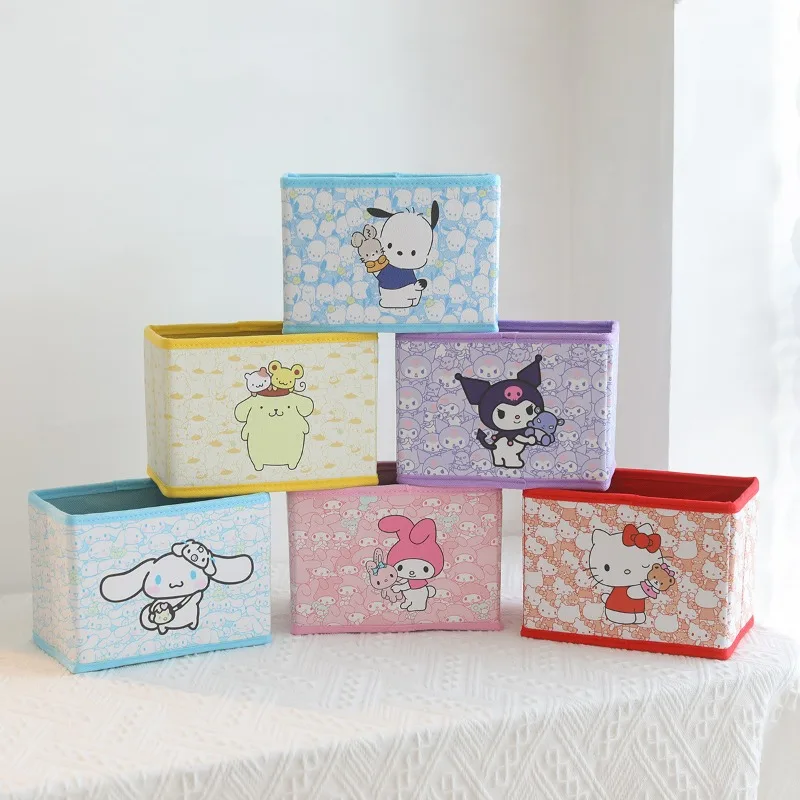 Sanrio anime cartoon Hello Kitty Kuromi foldable storage desktop storage box cosmetics stationery classification organization
Sanrio anime cartoon Hello Kitty Kuromi foldable storage desktop storage box cosmetics stationery classification organization