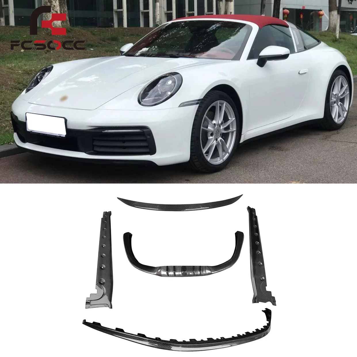 High Quality Real Carbon Fiber Body Kit for Porsche 992 Carrera Includes Front Bumper Lip Side Skirts Rear Diffuser Parts
High Quality Real Carbon Fiber Body Kit for Porsche 992 Carrera Includes Front Bumper Lip Side Skirts Rear Diffuser Parts
