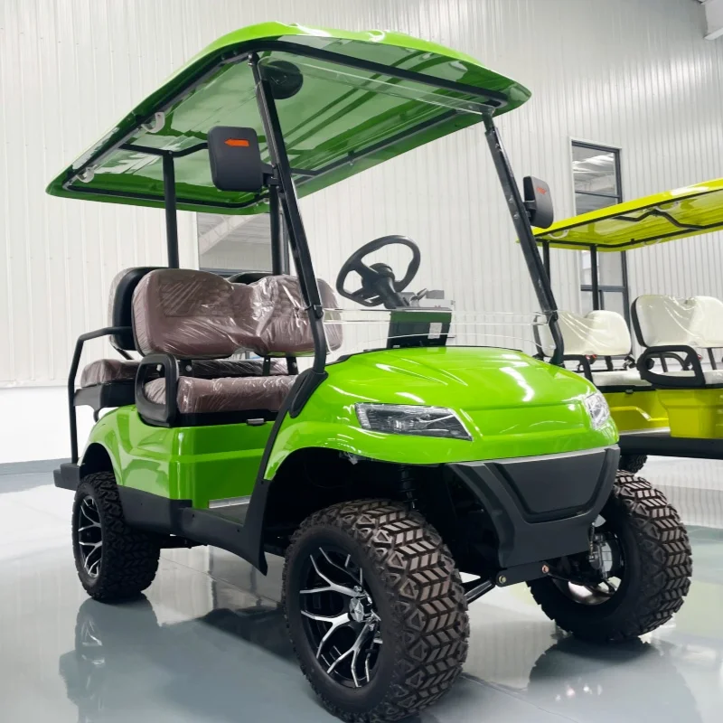 Custom 60/72V Club Car Electric Golf Cart 2 Rows 4 Seats New Design 12-Inch Off-Road Tires Bumper Rear Seat Foldable Rear Seat
Custom 60/72V Club Car Electric Golf Cart 2 Rows 4 Seats New Design 12-Inch Off-Road Tires Bumper Rear Seat Foldable Rear Seat