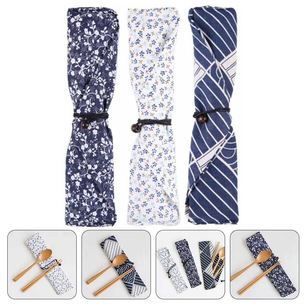 3 Pcs Cutlery Storage Cloth Bag Pouch Carry Chopsticks Spoon Case Tableware Travel
3 Pcs Cutlery Storage Cloth Bag Pouch Carry Chopsticks Spoon Case Tableware Travel