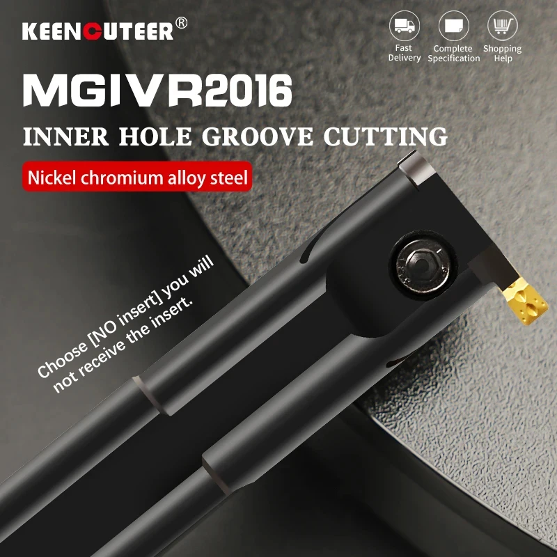 1PC MGIVR2016-1.5/2/2.5/3/4 Grooving Tool Holder MGMN Carbide Insert MGIVR Straight Shank Internal Turning Tool Lathe Bar
1PC MGIVR2016-1.5/2/2.5/3/4 Grooving Tool Holder MGMN Carbide Insert MGIVR Straight Shank Internal Turning Tool Lathe Bar