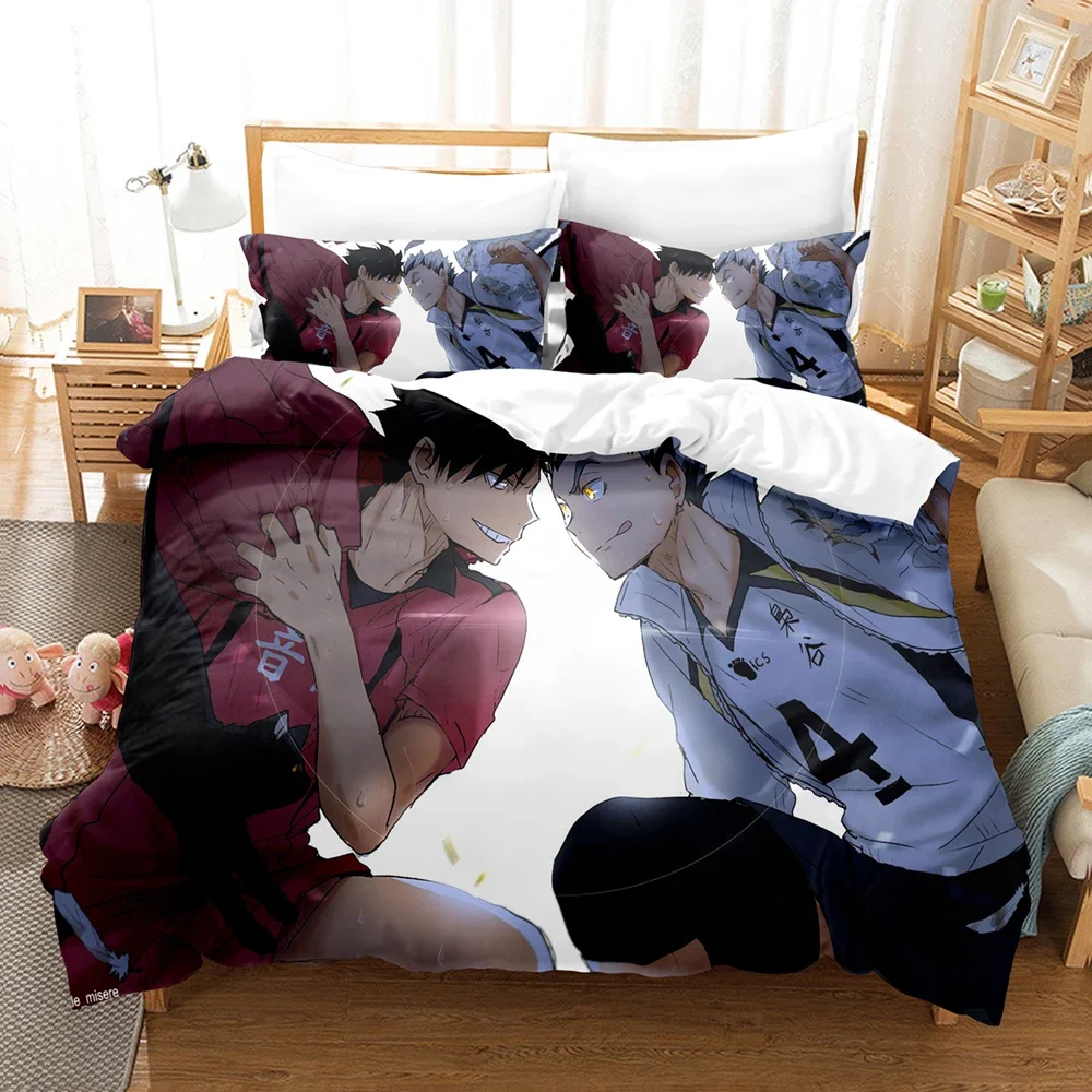 Fashion Anime Haikyuu Volleyball 2_3pcs Bedding Sets Duvet Cover Set With Pillowcase Twin Full Queen King Bedclothes Bed Linen
Fashion Anime Haikyuu Volleyball 2_3pcs Bedding Sets Duvet Cover Set With Pillowcase Twin Full Queen King Bedclothes Bed Linen