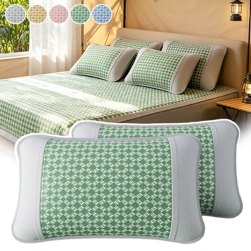 2026 NEW Summer Ice Silk Pillowcase Solid Color Breathable Cooling Pillow Cover for Bedding Machine Washable Instant Cooling
2026 NEW Summer Ice Silk Pillowcase Solid Color Breathable Cooling Pillow Cover for Bedding Machine Washable Instant Cooling