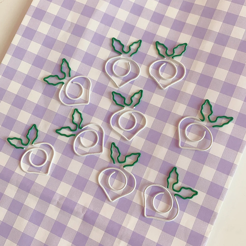 9 Pcs Cartoon Paper Clips Carrot Radish Pea Shape Office Supplies Small Metal Binder For Document File Notebooks Creative
9 Pcs Cartoon Paper Clips Carrot Radish Pea Shape Office Supplies Small Metal Binder For Document File Notebooks Creative