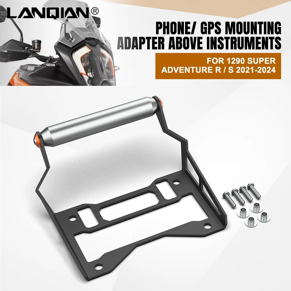 ДЛЯ 1290 SUPER ADVENTURE R/S 2021 2022 2023 2024, кронштейн для мотоциклетной навигации, кронштейн для телефона, GPS-адаптер для крепления над инструментами
ДЛЯ 1290 SUPER ADVENTURE R/S 2021 2022 2023 2024, кронштейн для мотоциклетной навигации, кронштейн для телефона, GPS-адаптер для крепления над инструментами