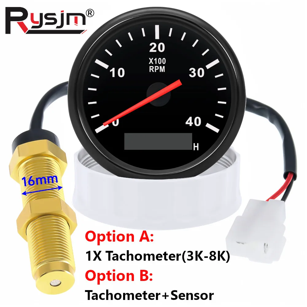 3000 об/мин, 4000 об/мин, 85 мм, тахометр, измеритель об/мин со светодиодной подсветкой, красная подсветка для автомобиля, лодки, тахометр M16 M18 12 В/24 В
3000 об/мин, 4000 об/мин, 85 мм, тахометр, измеритель об/мин со светодиодной подсветкой, красная подсветка для автомобиля, лодки, тахометр M16 M18 12 В/24 В