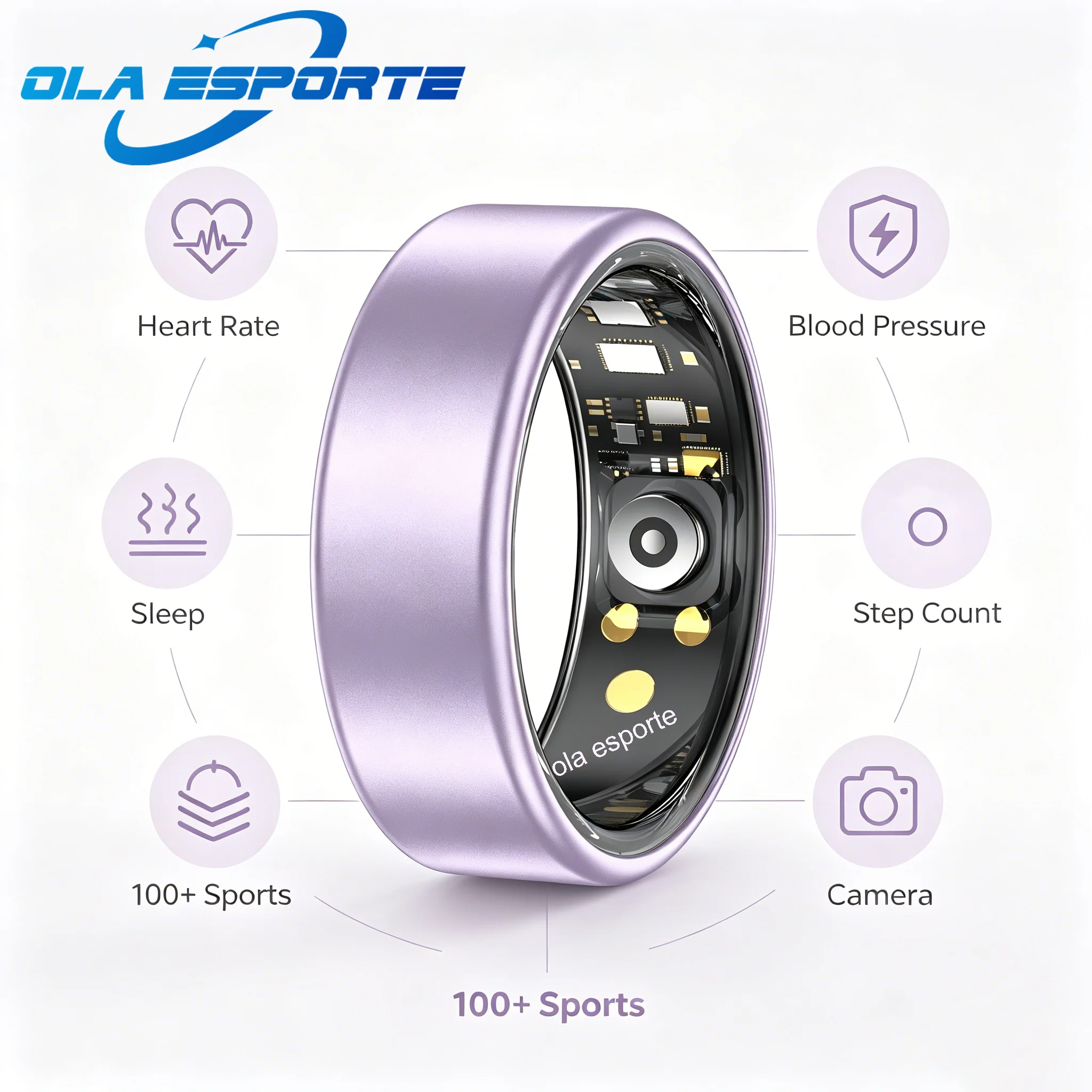 Colorful Smart Ring Women Men Couple SmartRing Heart Rate Monitor Waterproof 100+Sport Modes Super Light Skin-friendly Wristring
Colorful Smart Ring Women Men Couple SmartRing Heart Rate Monitor Waterproof 100+Sport Modes Super Light Skin-friendly Wristring