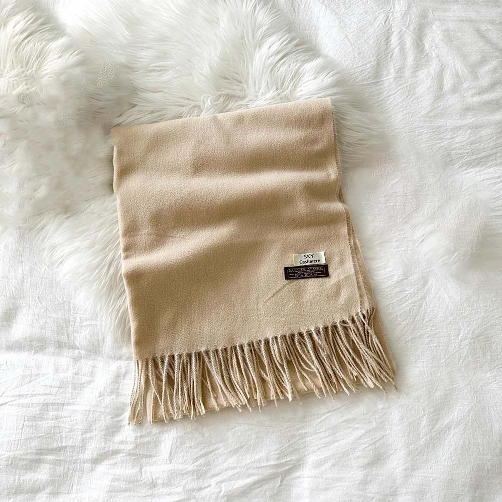 Large Polyester Classic Wool Scarf Soft Windproof Solid Color Shawl Warmer Korean Style Long Neckscarf with Tassel Women
Large Polyester Classic Wool Scarf Soft Windproof Solid Color Shawl Warmer Korean Style Long Neckscarf with Tassel Women