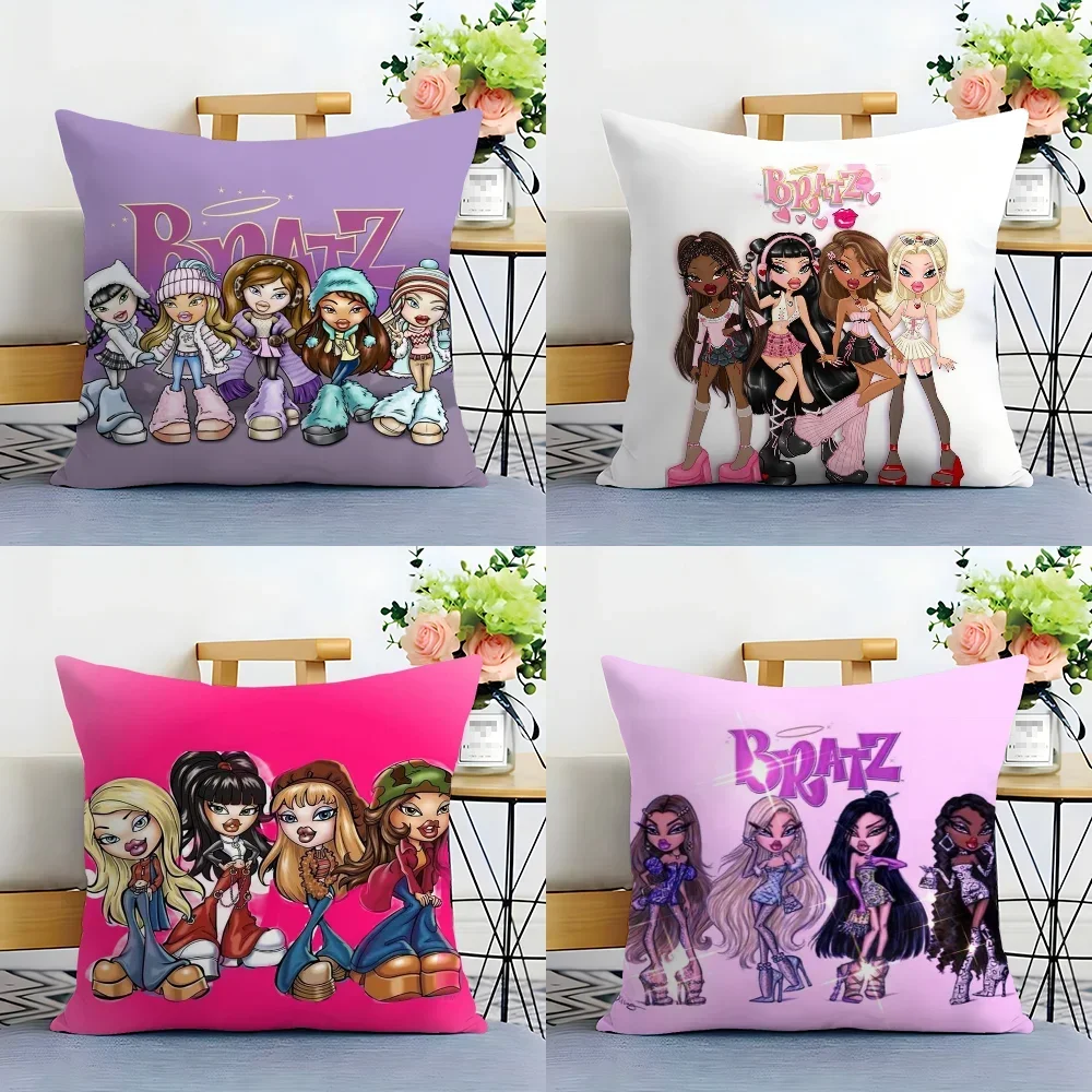 Cute Fashion D-Doll B-BratZ Pillow Case Plush Fabric Soft Pillowcase Double Sided Print Cushion Cover Household Gifts
Cute Fashion D-Doll B-BratZ Pillow Case Plush Fabric Soft Pillowcase Double Sided Print Cushion Cover Household Gifts