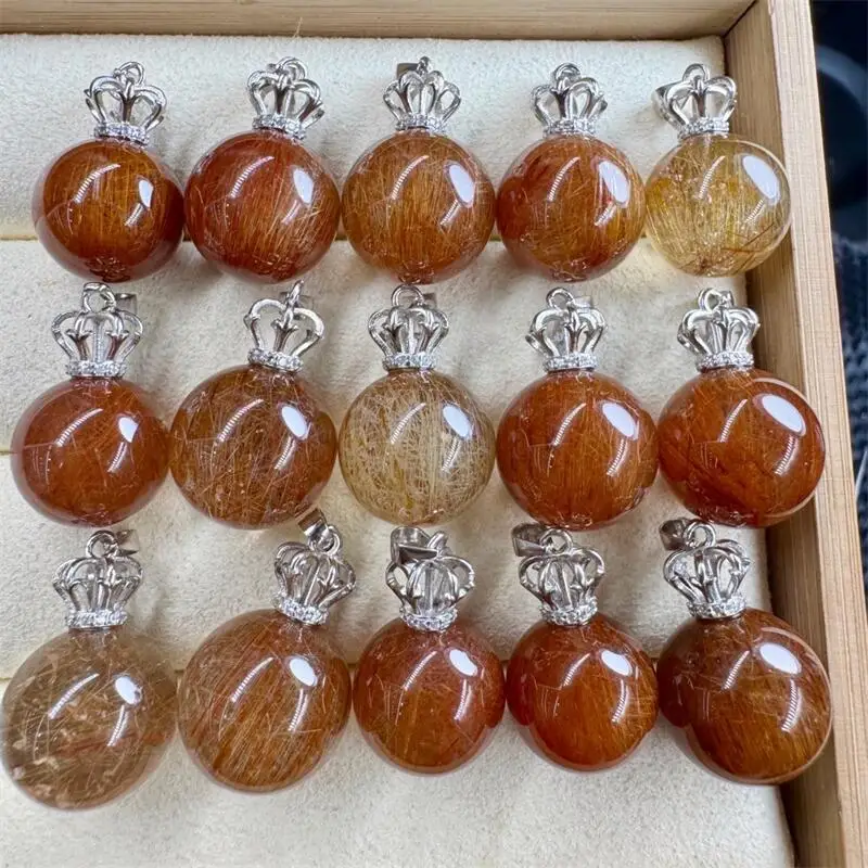 S925 Natural Cat Eye Rutilated Quartz Sphere Pendant Figurine Healing Reiki Lucky Cute Festival Gift 17MM 1PCS
S925 Natural Cat Eye Rutilated Quartz Sphere Pendant Figurine Healing Reiki Lucky Cute Festival Gift 17MM 1PCS