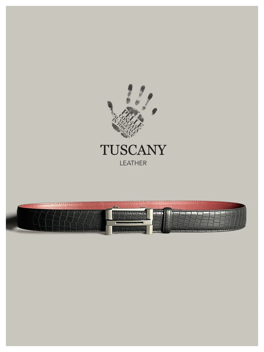 Premium brand men's clothing business casual leather belt, stainless steel automatic buckle deerskin natal red trousers belt
Premium brand men's clothing business casual leather belt, stainless steel automatic buckle deerskin natal red trousers belt