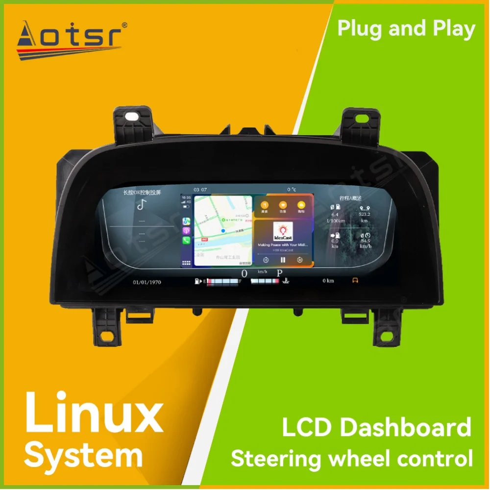 For Land Rover Discovery 2010~2016 Virtual Cockpit Carplay Speed Meter LCD Cluster Instrument Panel Multimedia Player Dashboard
For Land Rover Discovery 2010~2016 Virtual Cockpit Carplay Speed Meter LCD Cluster Instrument Panel Multimedia Player Dashboard