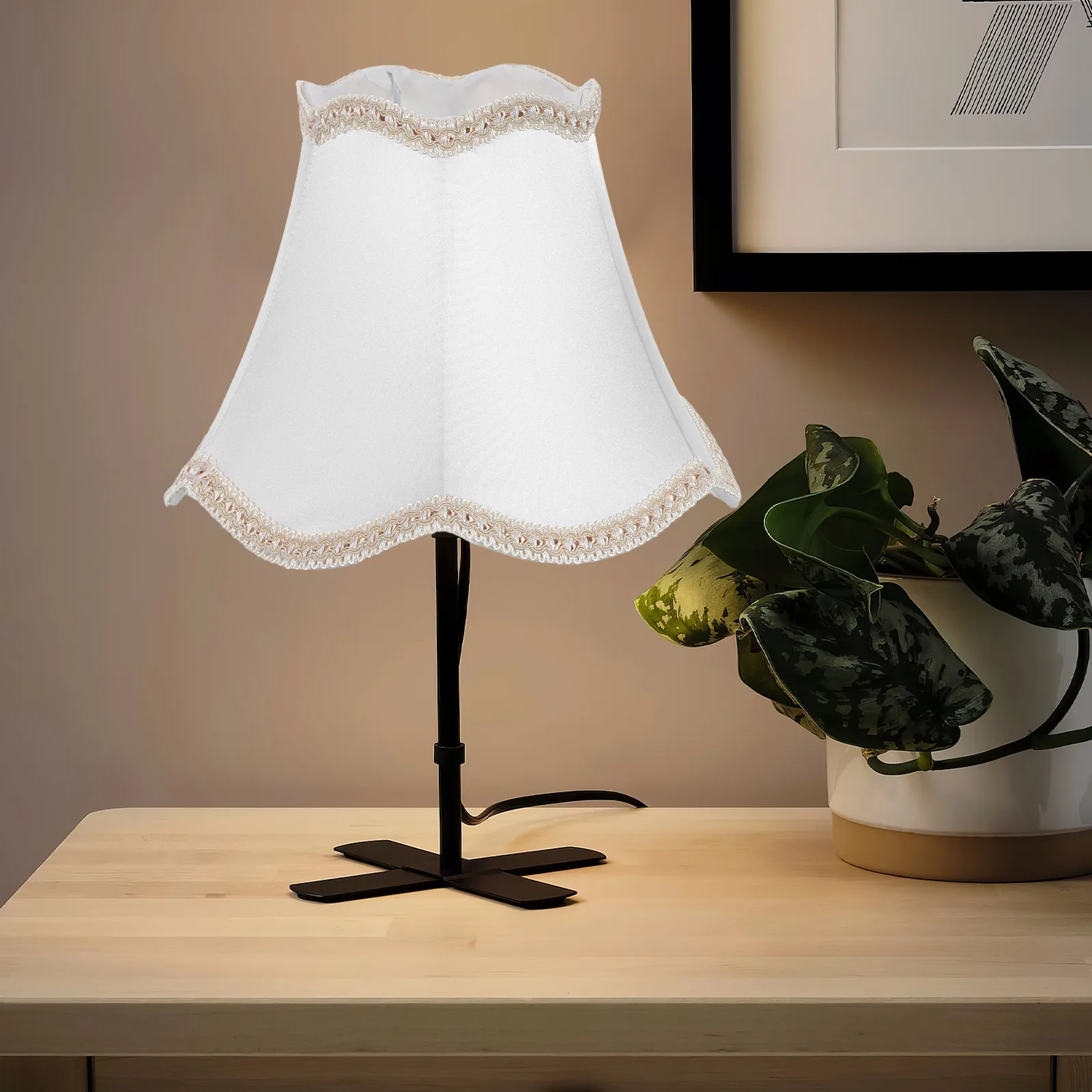 European Style Fabric Bell Lamp Shade Small Size 5x10x8 for Table Floor Wall Lamps Soft Cloth Shade for Living Room Bedroom
European Style Fabric Bell Lamp Shade Small Size 5x10x8 for Table Floor Wall Lamps Soft Cloth Shade for Living Room Bedroom