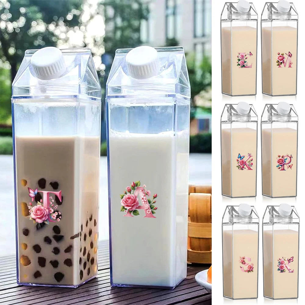 Portable 1000ml Large Orange Juice Storage Bottle Suitable for Outdoor Sports Pink Butterfly Initial Name 26 Letters Pattern
Portable 1000ml Large Orange Juice Storage Bottle Suitable for Outdoor Sports Pink Butterfly Initial Name 26 Letters Pattern