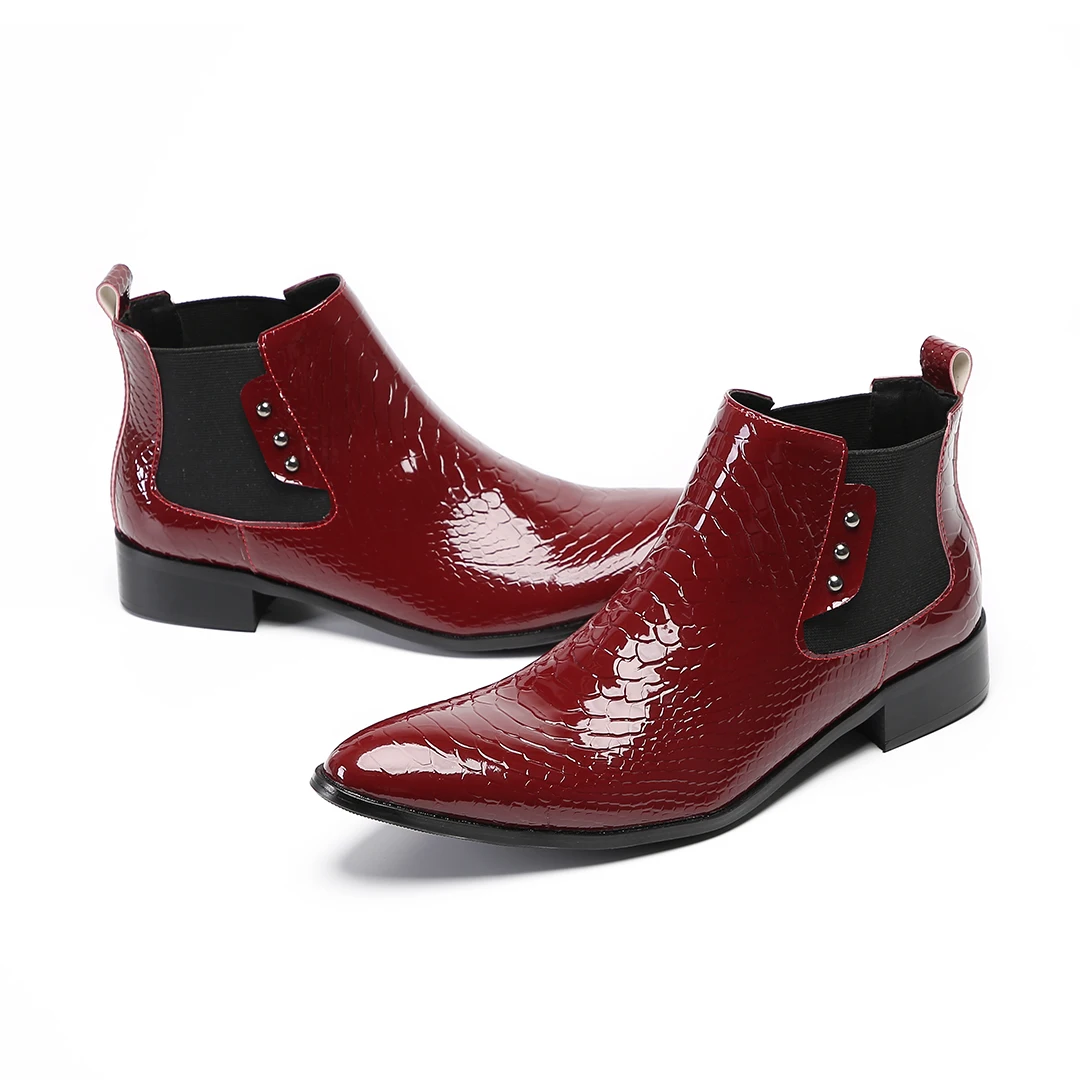 Мужские кожаные ботинки челси с острым носком, модные, 2026 года, большие размеры, для вечеринок, деловые, короткие ботинки
Мужские кожаные ботинки челси с острым носком, модные, 2026 года, большие размеры, для вечеринок, деловые, короткие ботинки