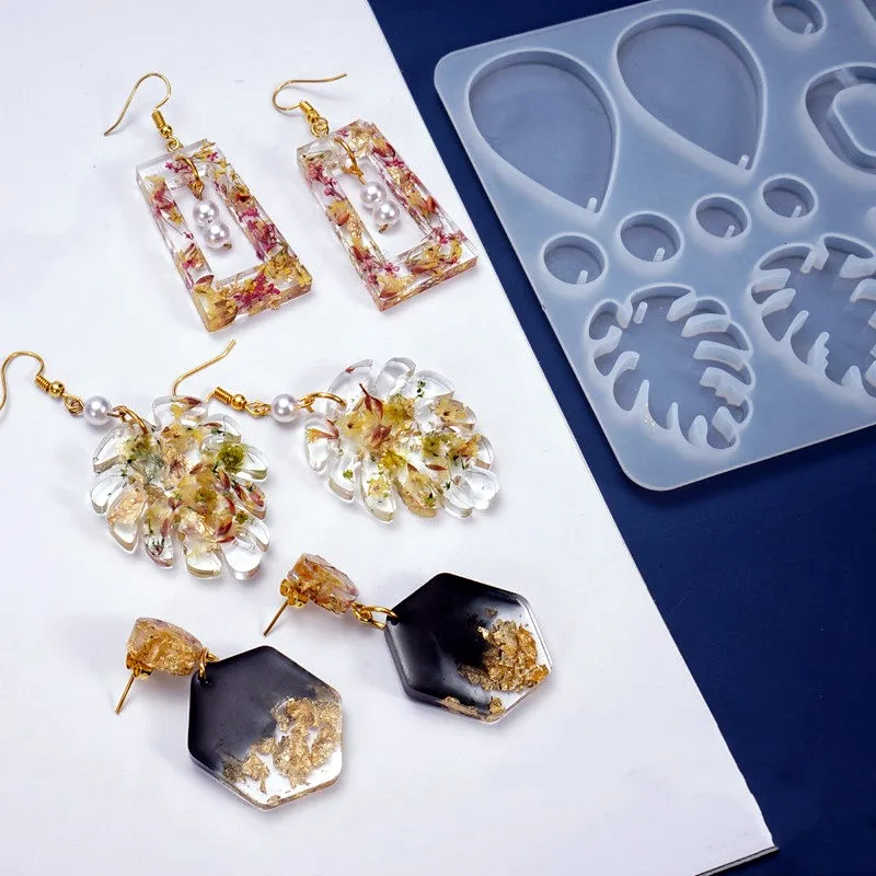 SNASAN G02 DIY Crystal Epoxy Mold Resin Dangle Earring Pendant Mold Casting Silicone Molds Decoration Craft Jewelry Making Tool
SNASAN G02 DIY Crystal Epoxy Mold Resin Dangle Earring Pendant Mold Casting Silicone Molds Decoration Craft Jewelry Making Tool
