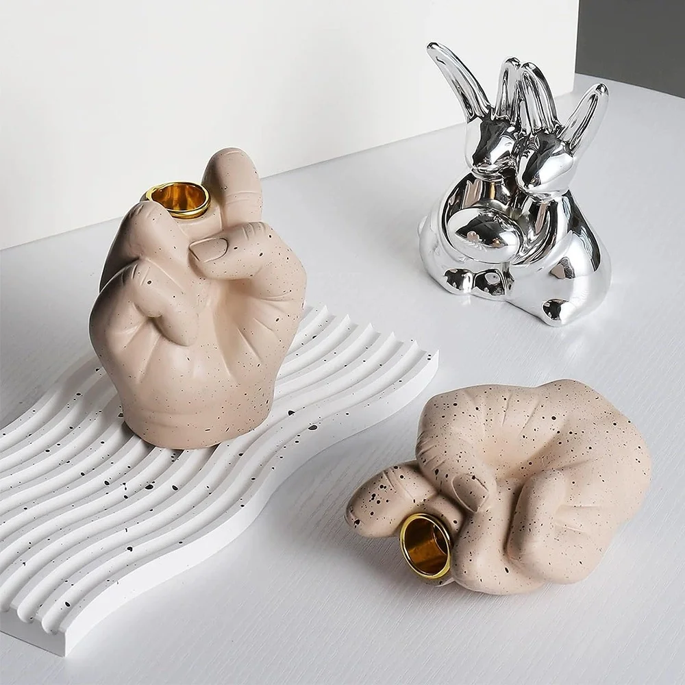interesting creative vertical middle finger candle holder creative home living room bedroom desktop decoration small ornament
interesting creative vertical middle finger candle holder creative home living room bedroom desktop decoration small ornament